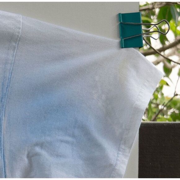 Vintage Air Jordan Michael Jordan Clouds Dunk Blue White T-Shirt Size L‎ - Picture 7 of 7